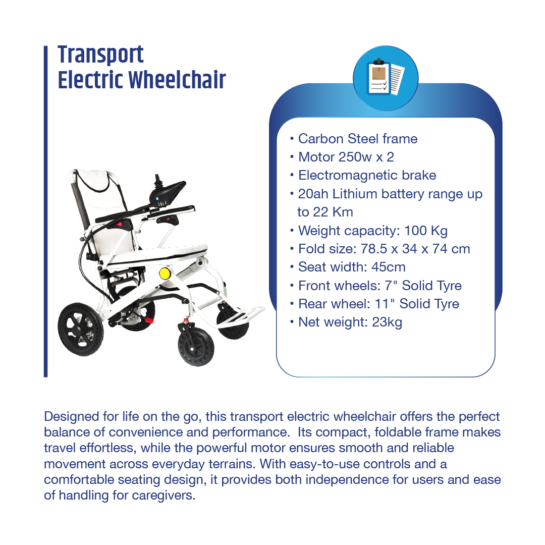 Transport Electric Wheelchair - Image 6
