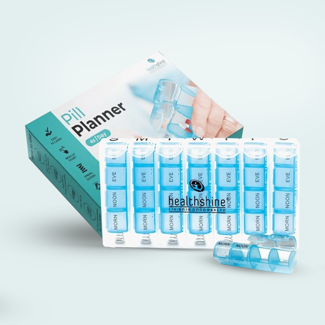 Health Shine Pill Organiser 4X Per Day