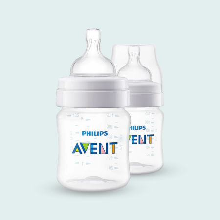 Avent- Anti Colic Feeding Bottles for Newborn Babies _ 125ml _ Pack of 2 _ BPA Free _Newborn Flow Rate _ Secure Latch_ SCY100_20