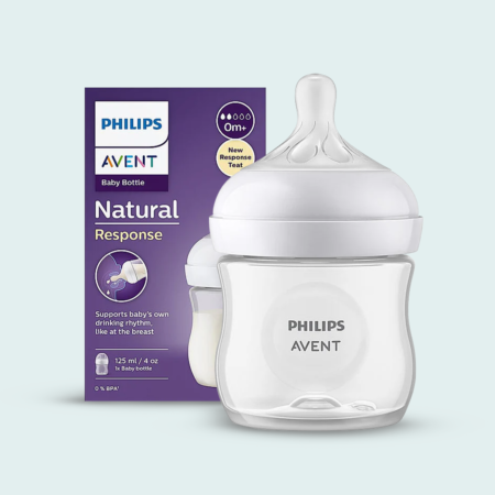 Philips Avent Natural Baby Feeding Bottle- _ No.1 Brand Recommended by Moms Worldwide _ Ideal for 0 months+_ Natural Response Technology _ Pack of 1 _ SCY900_01